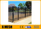 6 points soudent le métal de sécurité clôturant la barrière en aluminium noire de palissade