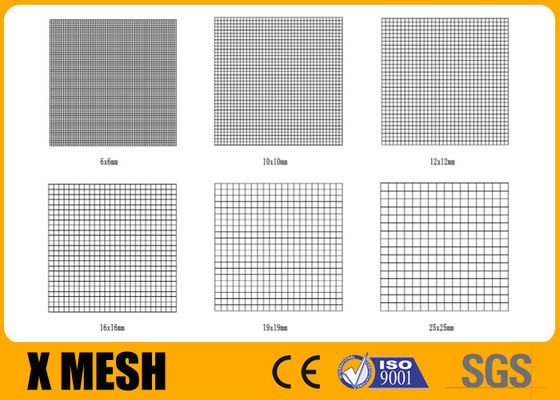 largeur de 1m diamètre de fil de Mesh Roll 1.2mm d'acier inoxydable de 25,4 x de 25.4mm