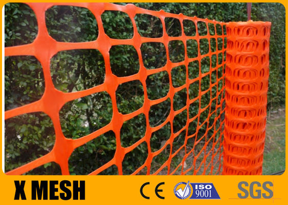 Pouce en plastique X de Mesh Fence Roll 2,5 de neige 1,75 pouces Mesh Size largeur de 48 pouces 50 pieds de longueur