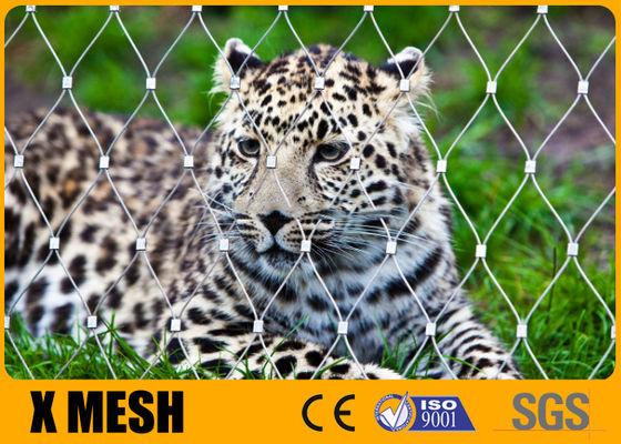 7X19 type fil Mesh For Animal Enclosures Rustproof de zoo de SS316L