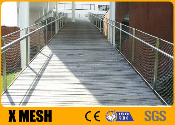 preuve de corrosion tissée de Mesh For Fall Stop Nets de fil de l'acier inoxydable 316 de 4.0mm