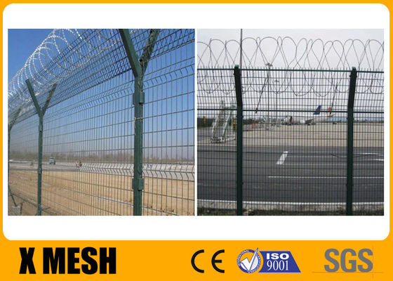 Résistance de la rouille élevée de longueur de la barrière 2.5m 3m de sécurité dans les aéroports longue utilisant la vie