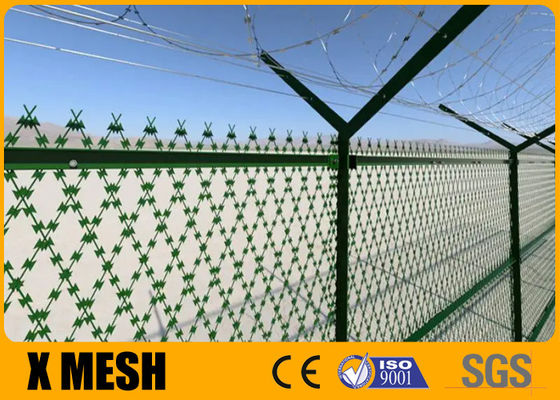 ASTM Bto-22 standard a soudé le fil Mesh Is Used In Airports de rasoir et les bases itaires