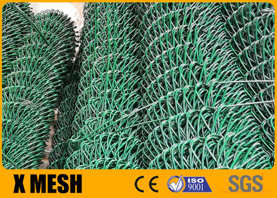 Maillon de chaîne de vinyle de vert de 50 pieds Mesh Fencing ASTM F668