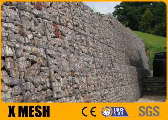 le fil Mesh Baskets Retaining Walls Hot de 50x50mm a galvanisé