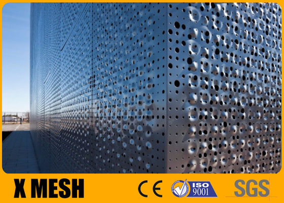 Métal perforé en aluminium ouvert Mesh Sheet de 55% 1x2m pour le mur de construction
