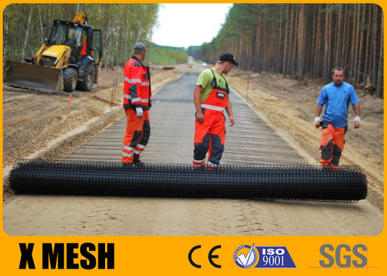 4x10m Mesh Netting Roll de plastique noir ASTM D7737 pour le projet municipal