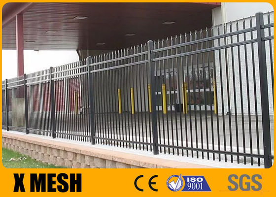 Protection décorative d'Anti Rust Border de barrière de fer travaillé de norme d'Astm F2589