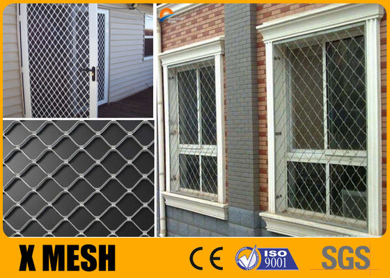 750-1250 mm Écrans de barrière de grille de treillis métalliques diamants élargis Durables