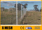 La clôture de fil de ferme de la longueur 50m zinguent les panneaux enduits de fil de chèvre