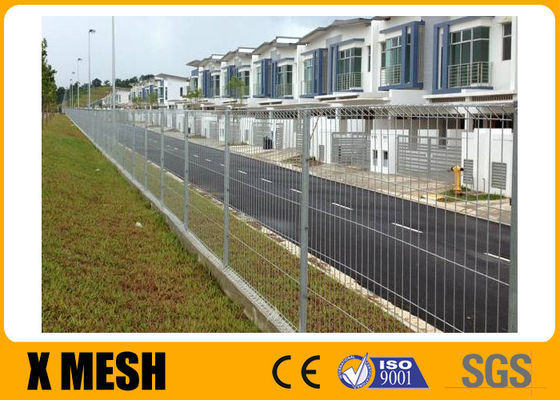 Le PVC a enduit ou a galvanisé la soudure BRC de Rolltop clôturant la haute de Mesh Panel 2.4m